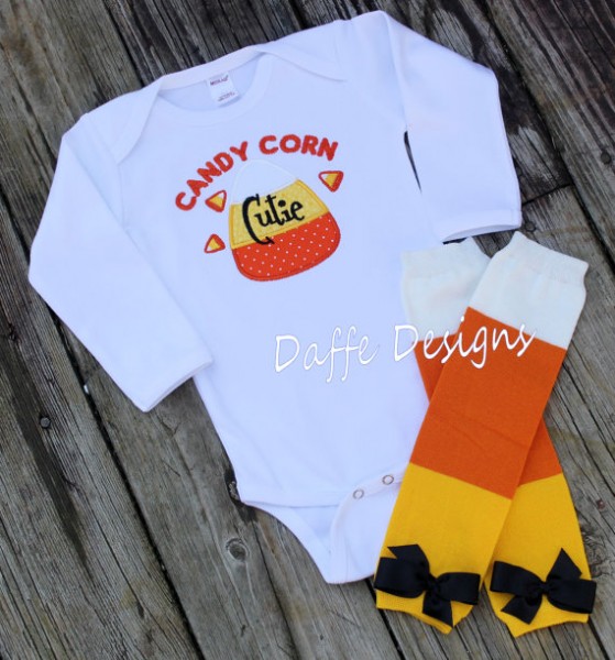 Candy Corn Baby outfit #Halloween Candy Corn Baby outfit #Halloween
