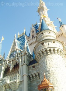 Disney castle bricks