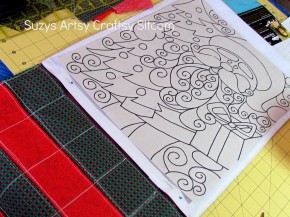 Holiday Santa Advent Calendar Tutorial / Suzys Artsy Craftsy Sitcom #pattern Holiday Santa Advent Calendar Tutorial / Suzys Artsy Craftsy Sitcom #pattern