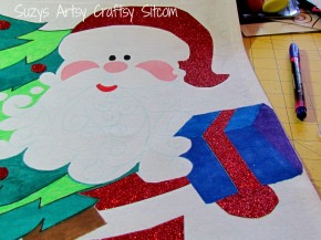 Holiday Santa Advent Calendar Tutorial / Suzys Artsy Craftsy Sitcom #pattern Holiday Santa Advent Calendar Tutorial / Suzys Artsy Craftsy Sitcom #pattern