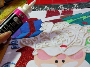 Holiday Santa Advent Calendar Tutorial / Suzys Artsy Craftsy Sitcom #pattern Holiday Santa Advent Calendar Tutorial / Suzys Artsy Craftsy Sitcom #pattern