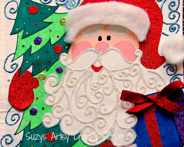 Holiday Santa Advent Calendar Tutorial / Suzys Artsy Craftsy Sitcom #pattern Holiday Santa Advent Calendar Tutorial / Suzys Artsy Craftsy Sitcom #pattern