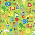 applejack fabric in green