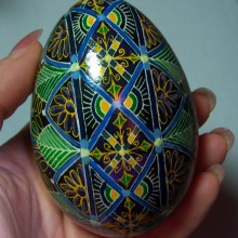ukrainian egg for easter gift