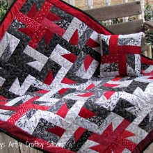 free quilt pattern windmills at night