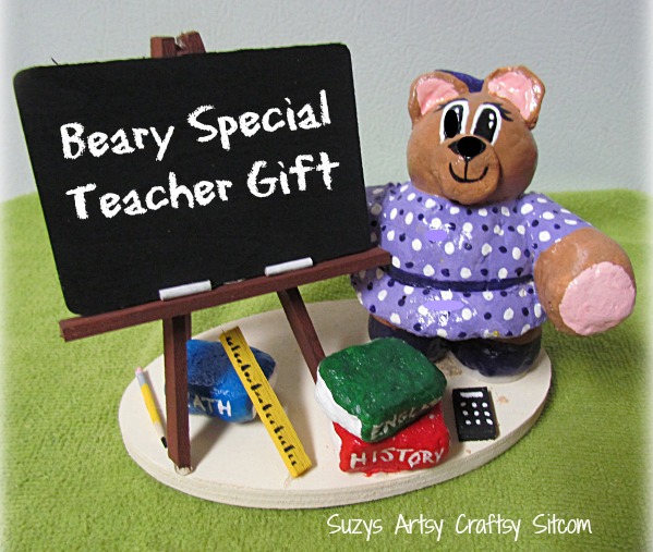 teacher gift personalized bear craft