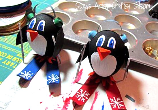 penguin ornament tutorial