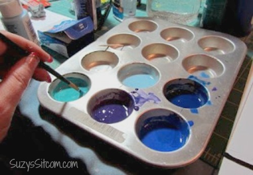 How To Make Faux Stained Glass With Acrylic Paint And Glue