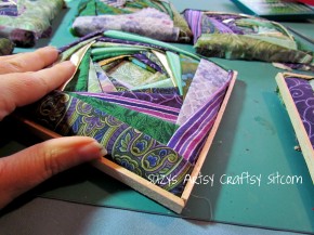 iris folding fabric