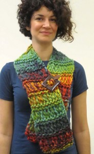 Marley Dropstitch Scarf by Plymouth Yarn Design Studio 