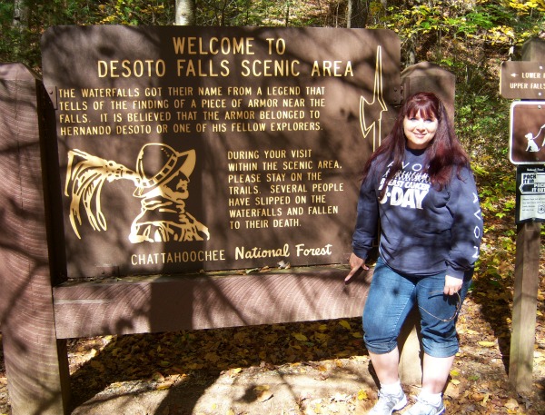 hiking at desoto falls new year resolution