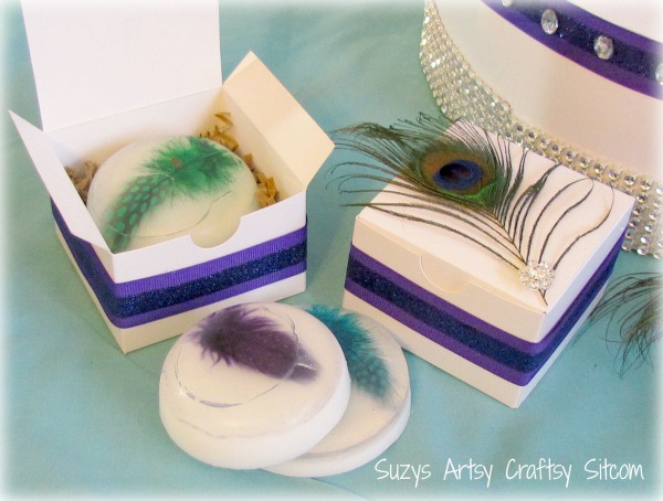 Peacock on sale wedding favors