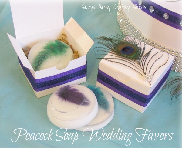 Diy Wedding Peacock Theme Soap Gift Box