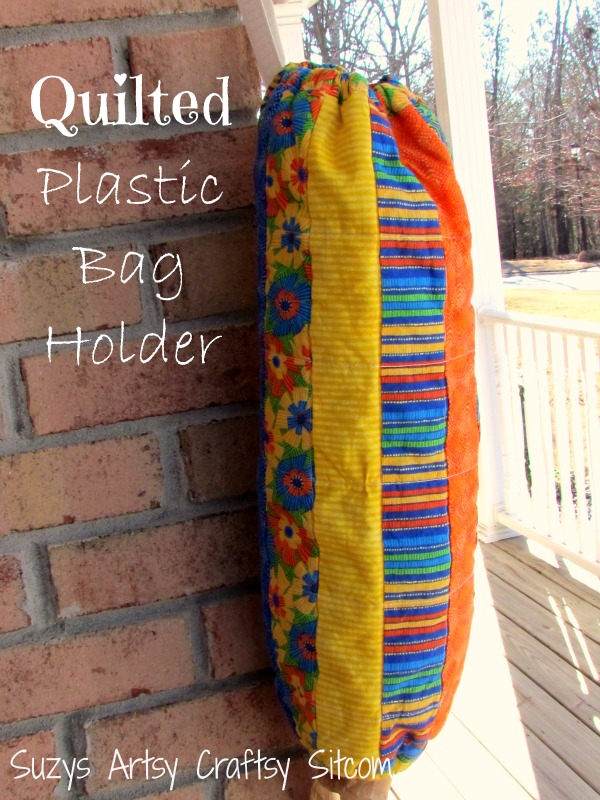 Easy-Sew plastic bag holder tutorial 