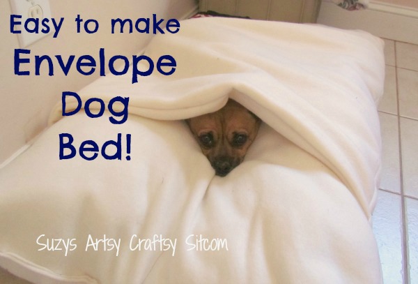 envelope diy dog bed