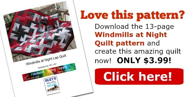 windmills at night pattern etsy