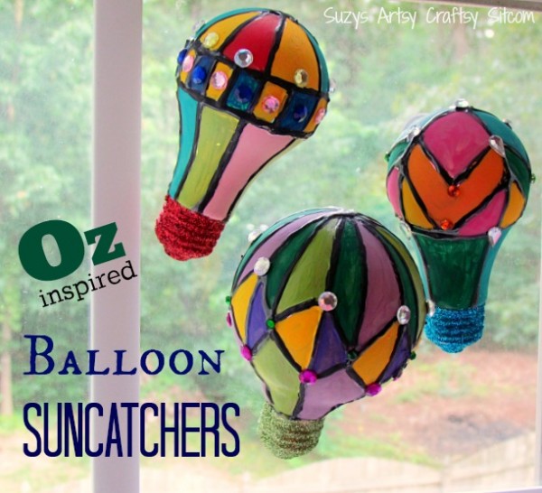 hot air balloons suncatchers