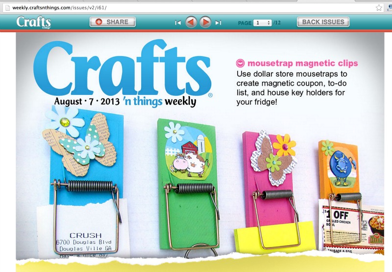 crafts n things mousetraps