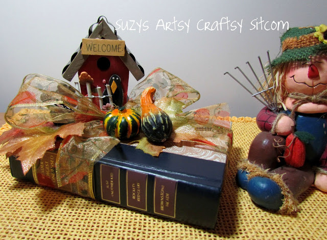 holiday book decorations halloween fall