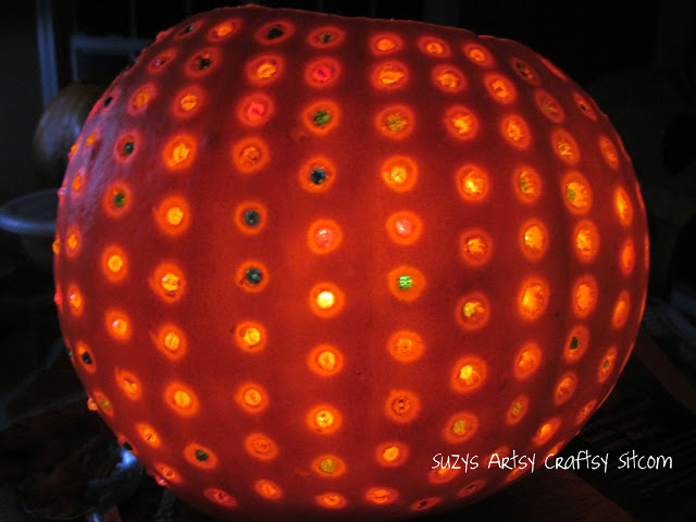 jeweled pumpkin for halloween
