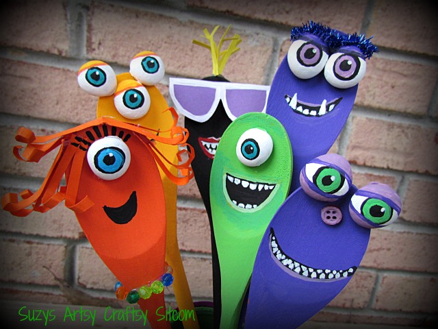 cute jar o monsters halloween diy