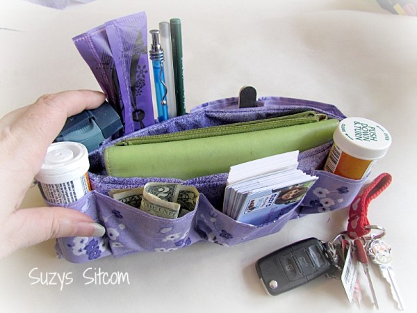 DIY purse organizer