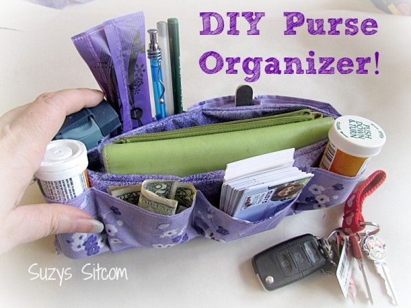 DIY purse organizer