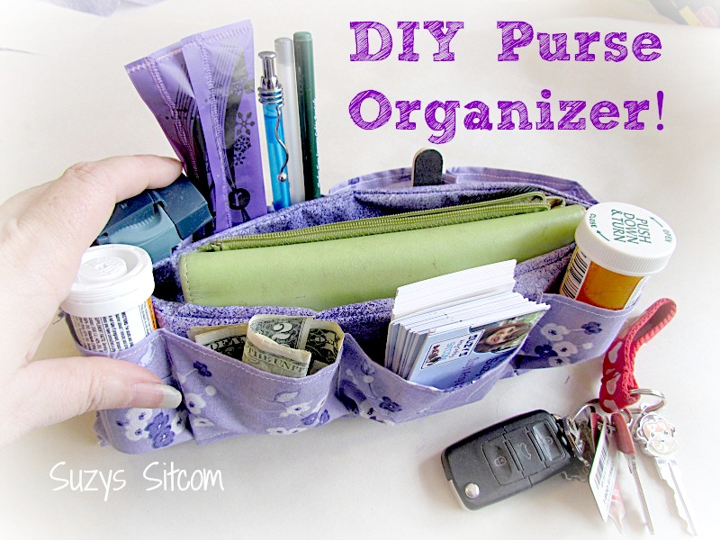 DIY purse organizer handbag insert