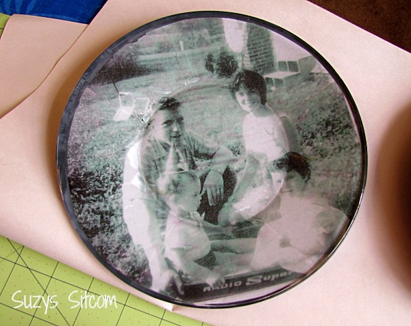 diy photo plate wall art