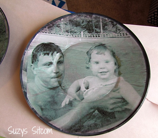 diy photo plate wall art