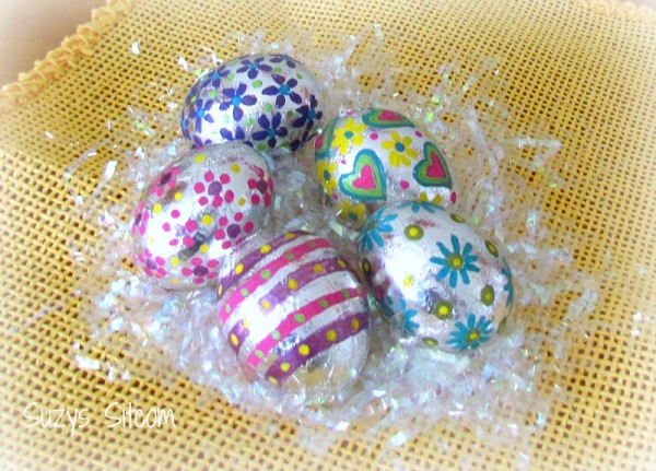 How to Make Copper Foil Easter Eggs DIY - MY 100 YEAR OLD HOME