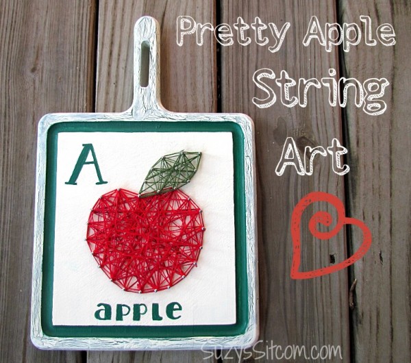 string art apple