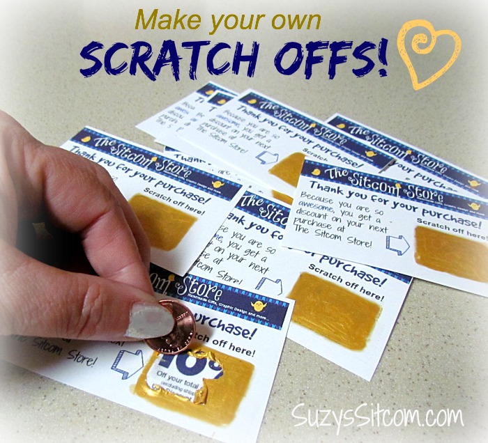 Diy on sale scratch off