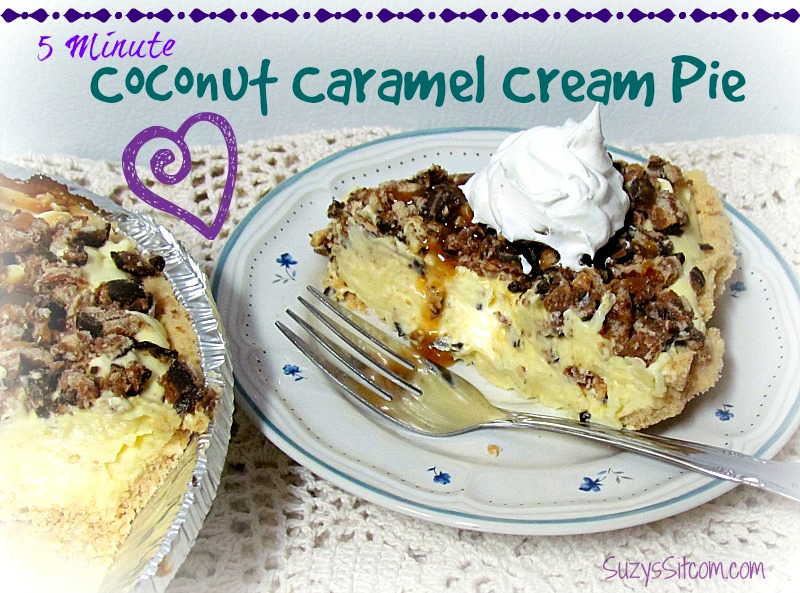 five minute coconut cream pie