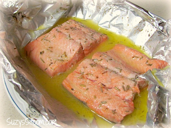 grilled salmon and rosemary slim fast diet