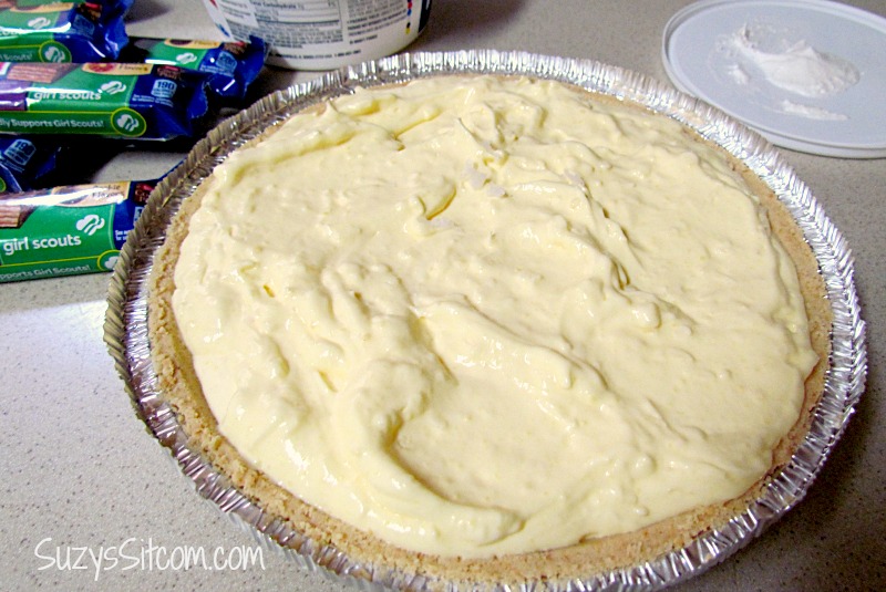 five minute coconut caramel cream pie