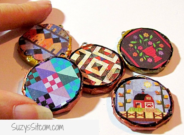 recycled cardboard pendants kids crafts