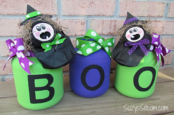 halloween craft witchy poo votives
