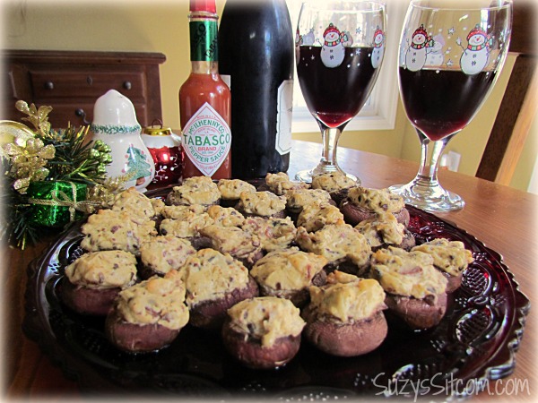 cheesy bacon stuffed mushrooms recipe