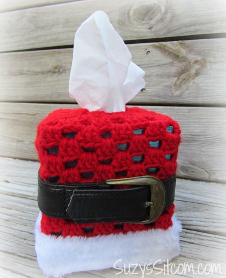 Santa Tissue Box Cover Pattern!