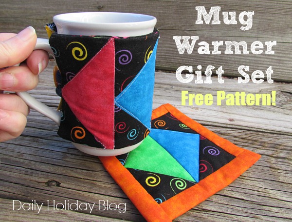 Quilted Mug Warmer Gift Set Pattern!