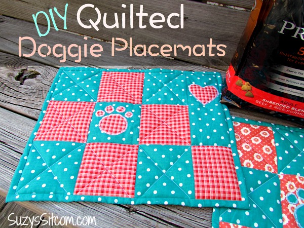 quilted doggie placemat free pattern