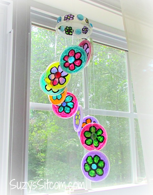 Decorate With DIY Flower Suncatchers