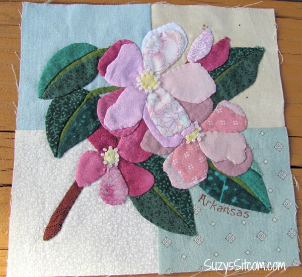 State Flower Applique Quilt and an exciting opportunity to help others!