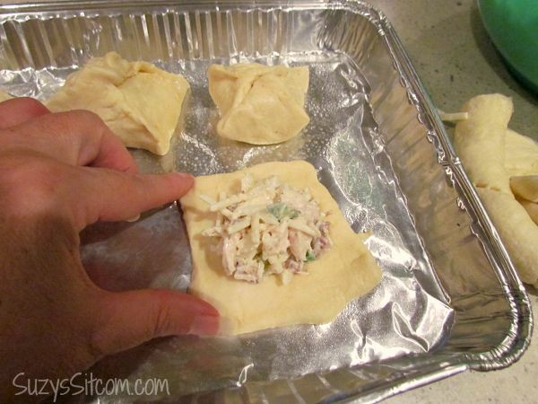 savory chicken and bacon pockets