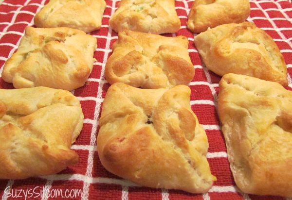 savory chicken and bacon pockets