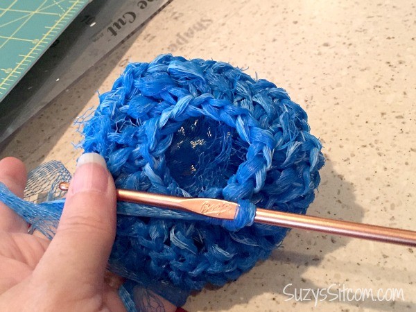 dish scrub crochet pattern