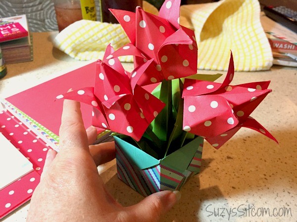 origami flowers and boxes book