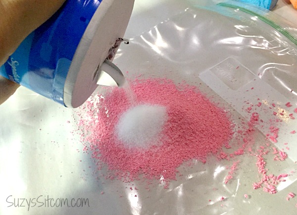 How to Color Salt with Chalk – Wee Folk Art