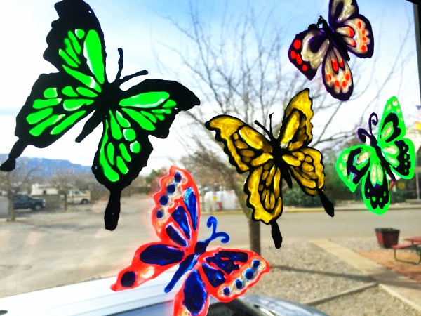 Repurposed Butterfly Suncatchers